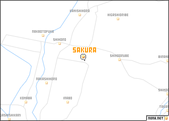 map of Sakura