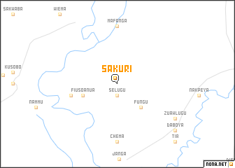 map of Sakuri