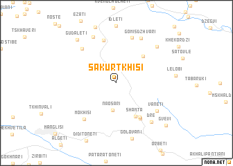 map of Sakurtkhisi