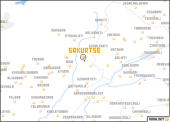 map of Sakurtse