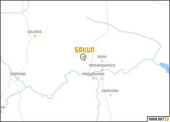 map of Sākur
