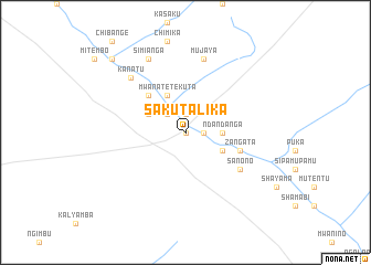 map of Sakutalika