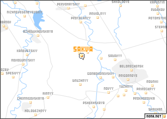 map of (( Sakva ))