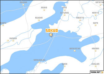 map of Sakwa