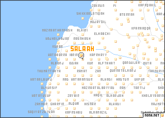 map of Şala‘ah