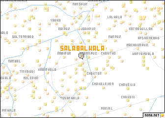 map of Salābalwāla