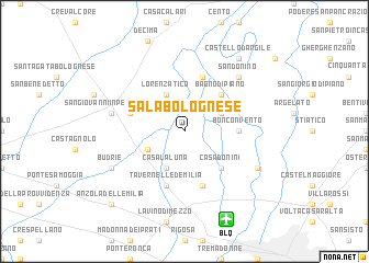 map of Sala Bolognese