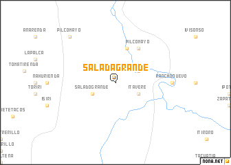 map of Salada Grande