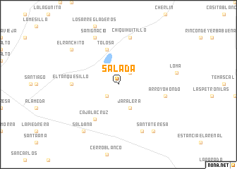 map of Salada