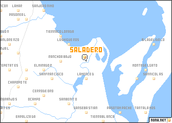 map of Saladero