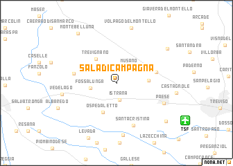 map of Sala di Campagna