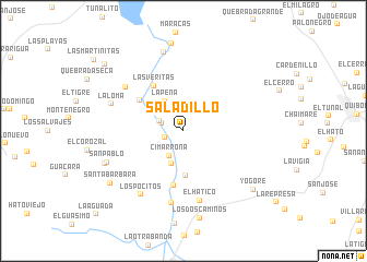 map of Saladillo