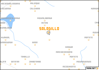 map of Saladillo