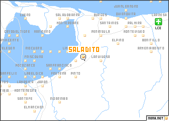 map of Saladito