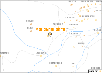 map of Saladoblanco