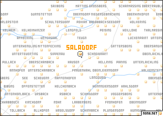 map of Saladorf