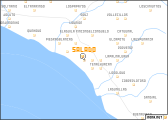 map of Salado