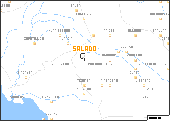 map of Salado