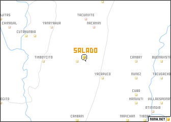 map of Salado