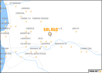 map of Salado