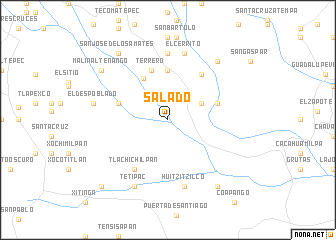 map of Salado