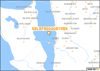 map of Salaf ad Duwaymah