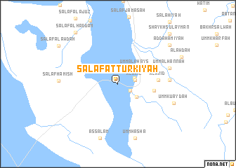map of Salaf at Turkīyah