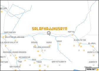 map of Salaf Ḩājj Ḩusayn