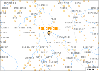 map of Salaf Kabīl