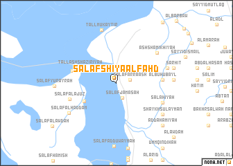 map of Salaf Shīyā‘ al Fahd