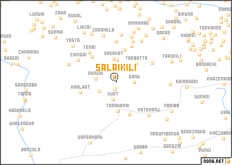 map of Salai Kili