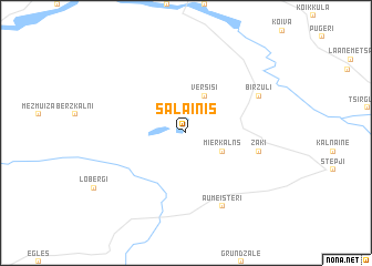 map of Salainis