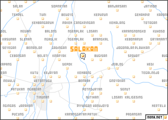 map of Salakan