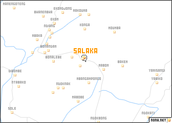 map of Salaka