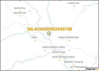 map of Sala Khŭm Sângkê Satôb