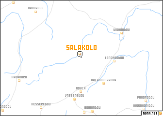 map of Salakolo