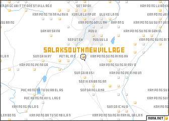 map of Salak South New Village