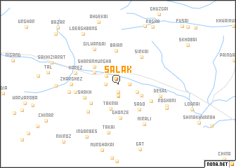 map of Salak