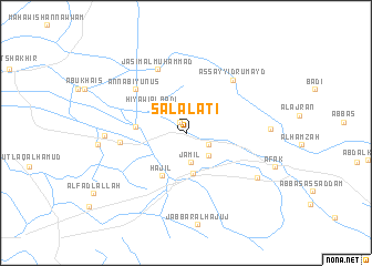 map of Salāl Ati