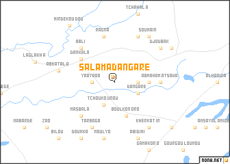 map of Salama Dangaré
