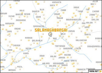map of Salām Aghbargai
