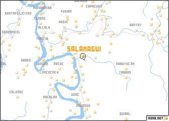 map of Salamagui