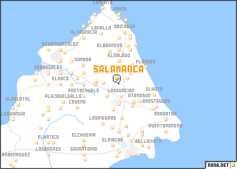 map of Salamanca