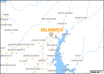 map of Salamanca