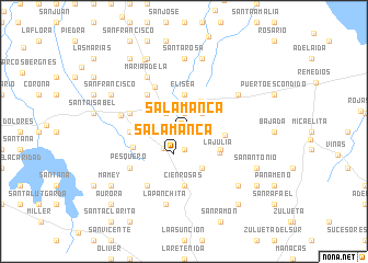 map of Salamanca