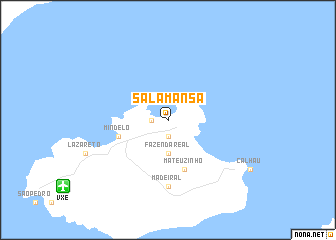 map of Salamansa