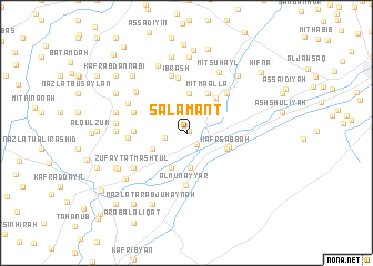 map of Salamant