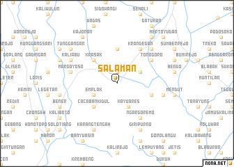 map of Salaman