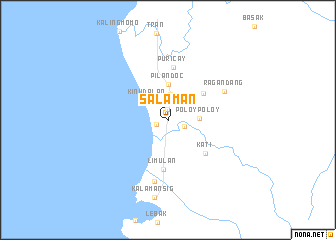 map of Salaman