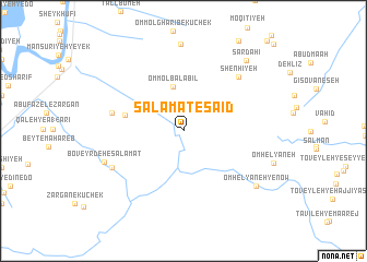 map of Salāmat-e Sa‘īd